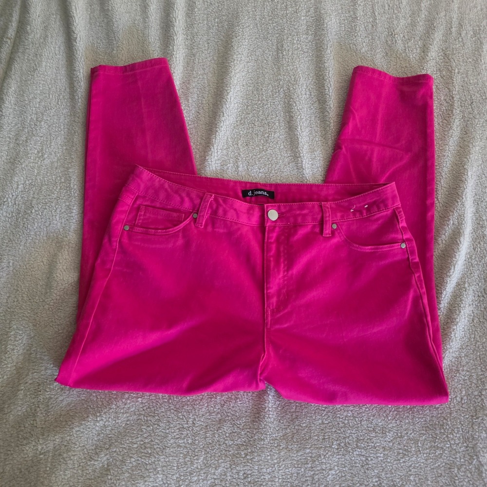 d.jeans Pink Skinny Jeans Size 16